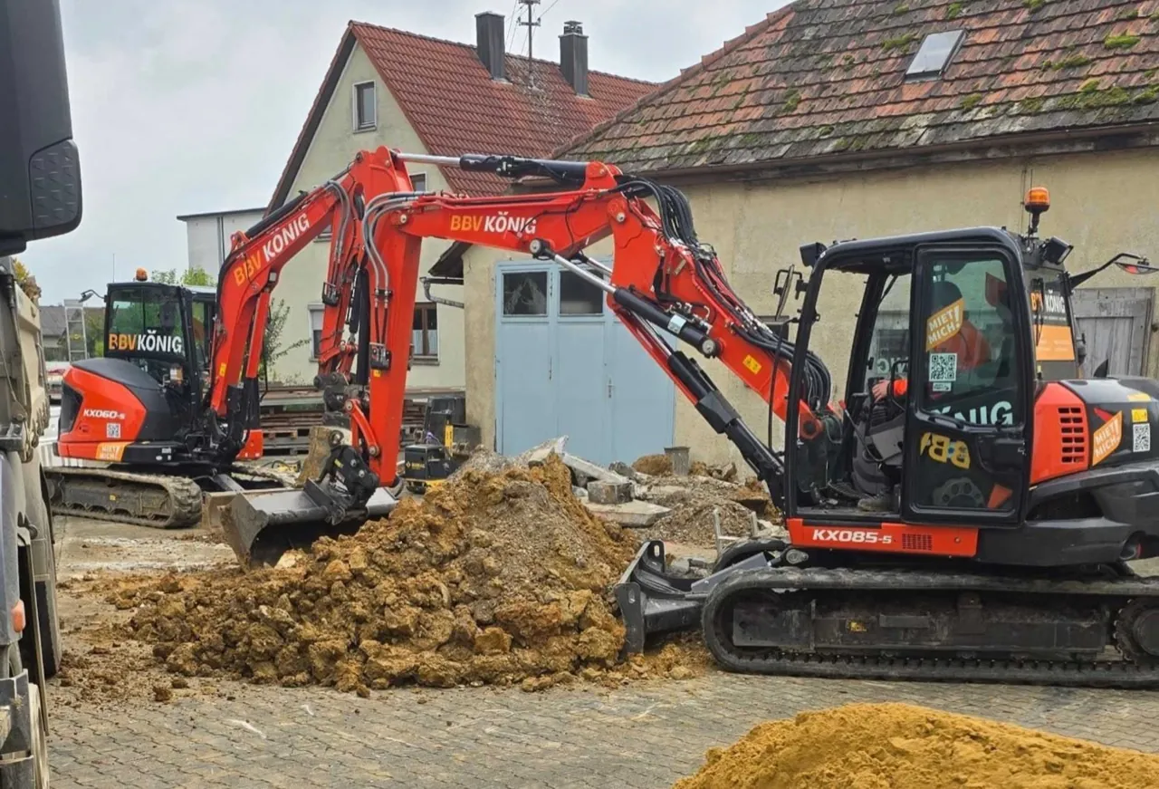 BBV König Bagger im Einsatz