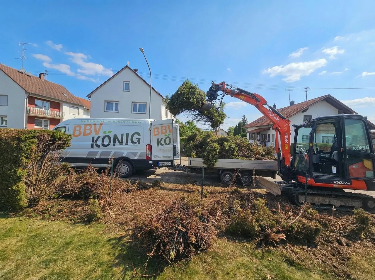 BBV König Team auf der Baustelle